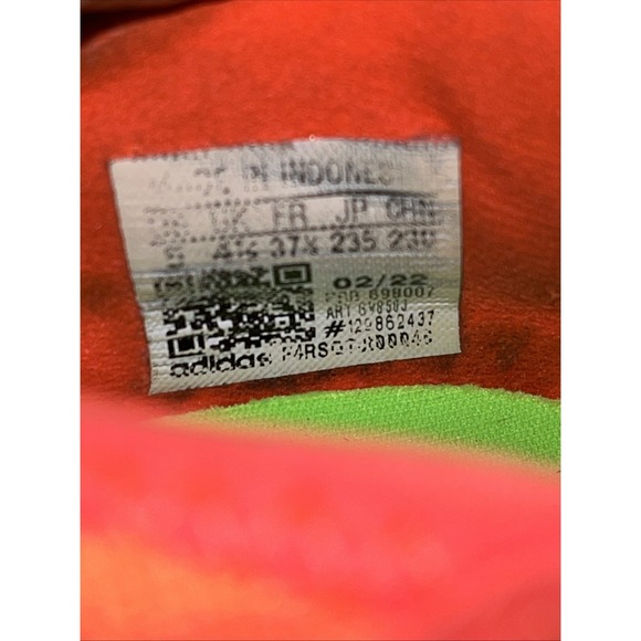 Adidas JR Predator Edge .3 Turf - Solar Red-Solar Green Size 5 - Picture 8 of 8